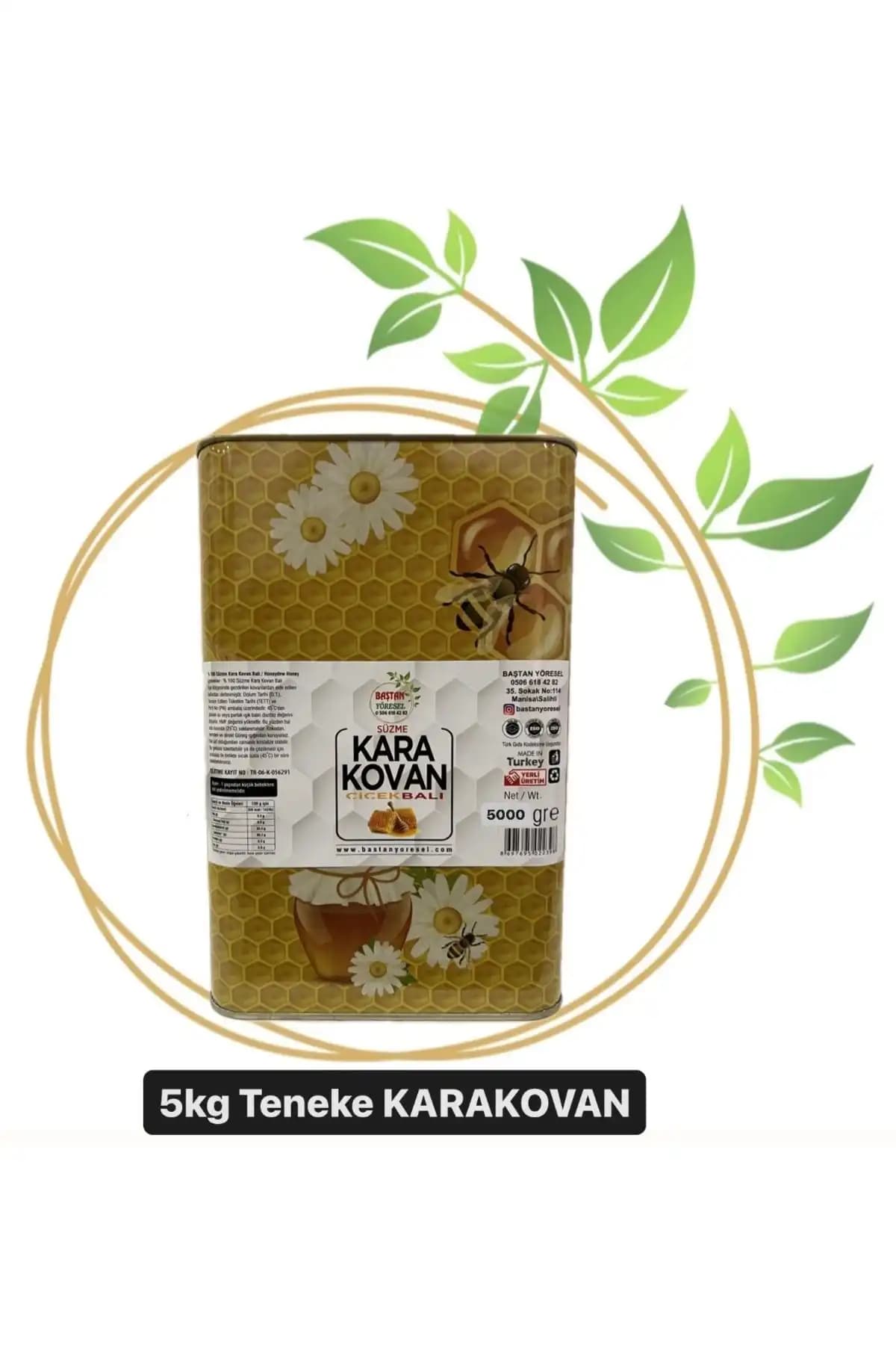 Baştan Yöresel 5kg Tekke Köyü Karakovan Süzme Balı Doğal ve Geleneksel Üretimle Sunuluyor