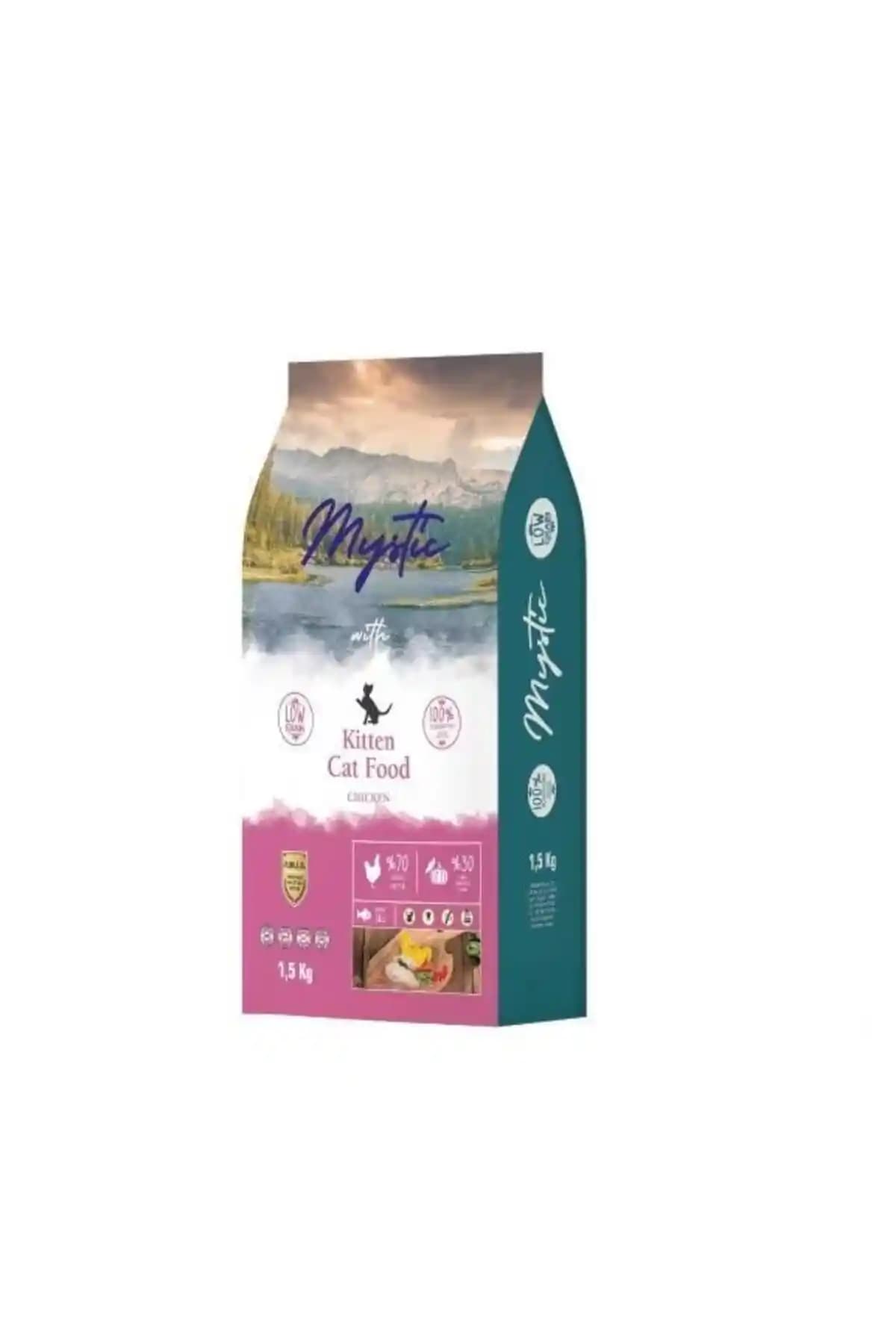 Mystic Kitten Az Tahıllı Tavuklu Yavru Kedi Maması 15kg Büyük Paket ile Sağlıklı Gelişim