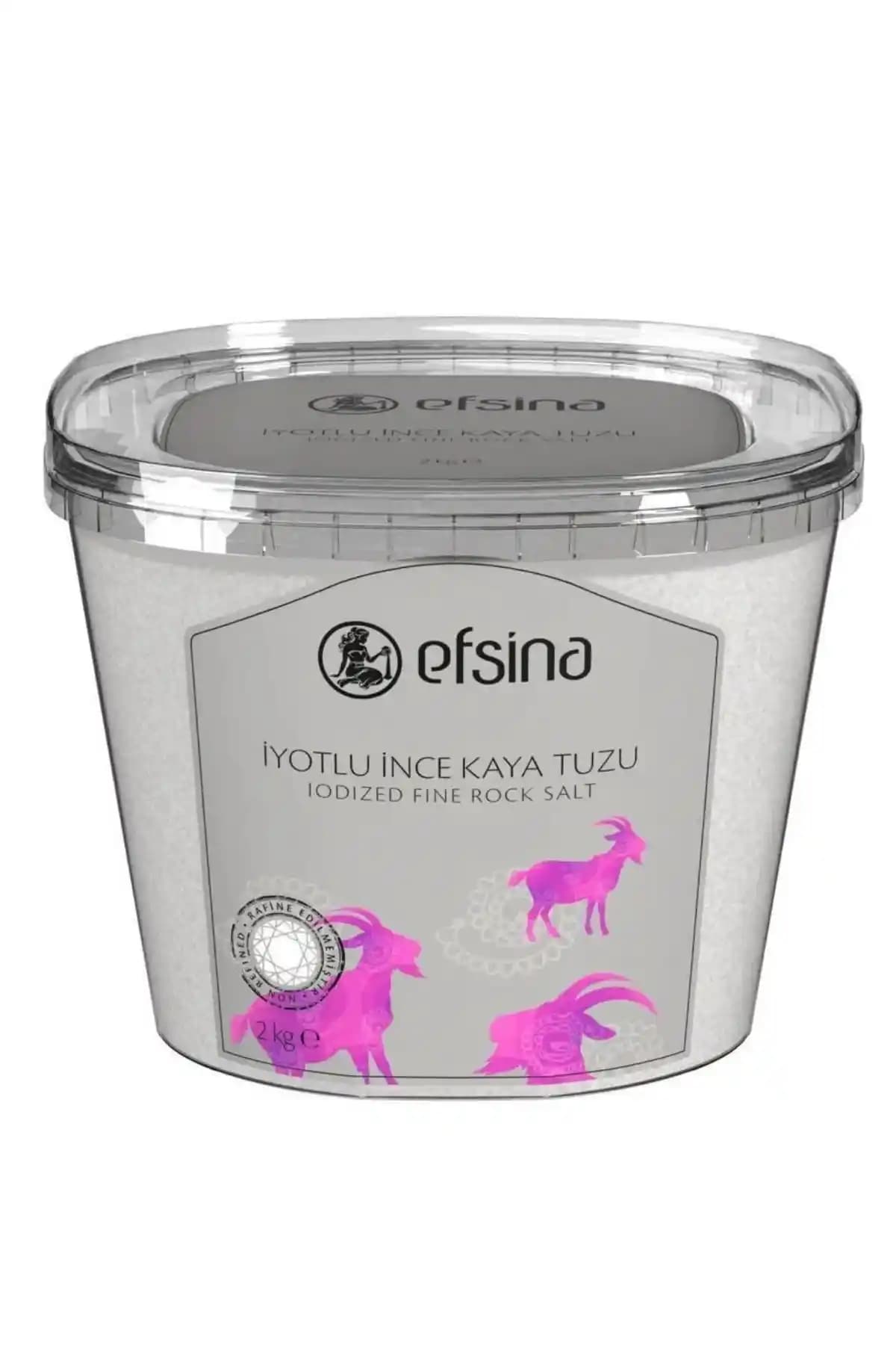 2025'te Efsina 2 Kg İyotlu İnce Kaya Tuzu ile Sağlığınızı Koruyun