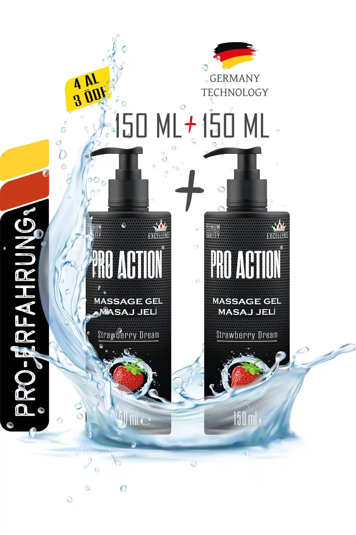Pro Action Kayganlaştırıcı Jel Çilek Aromasıyla Güvenilir ve Kullanışlı Bir Seçenek