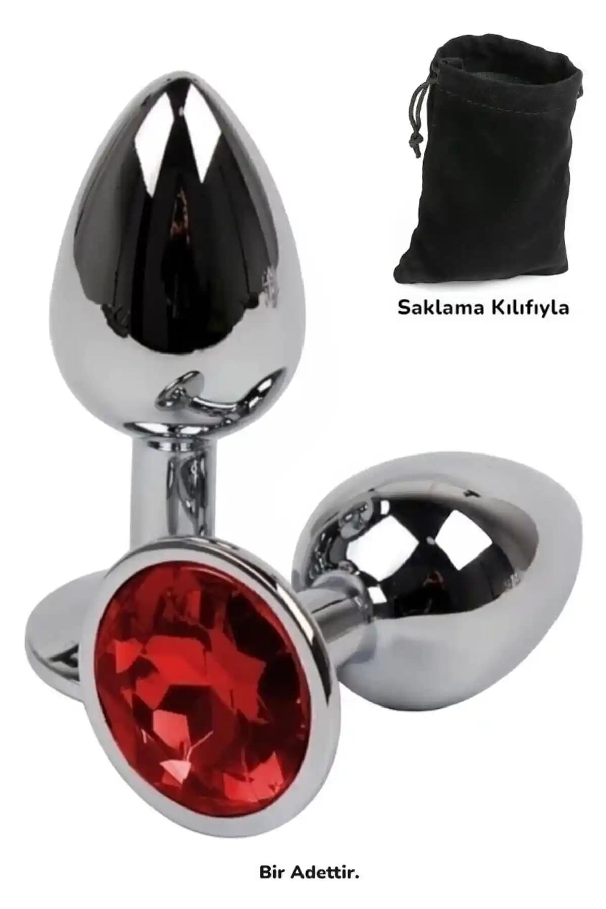 Vibra Metal Elmas Taşlı Anal Plug: Estetik ve Güvenli Kullanım İçin İdeal Anal Aksesuarı