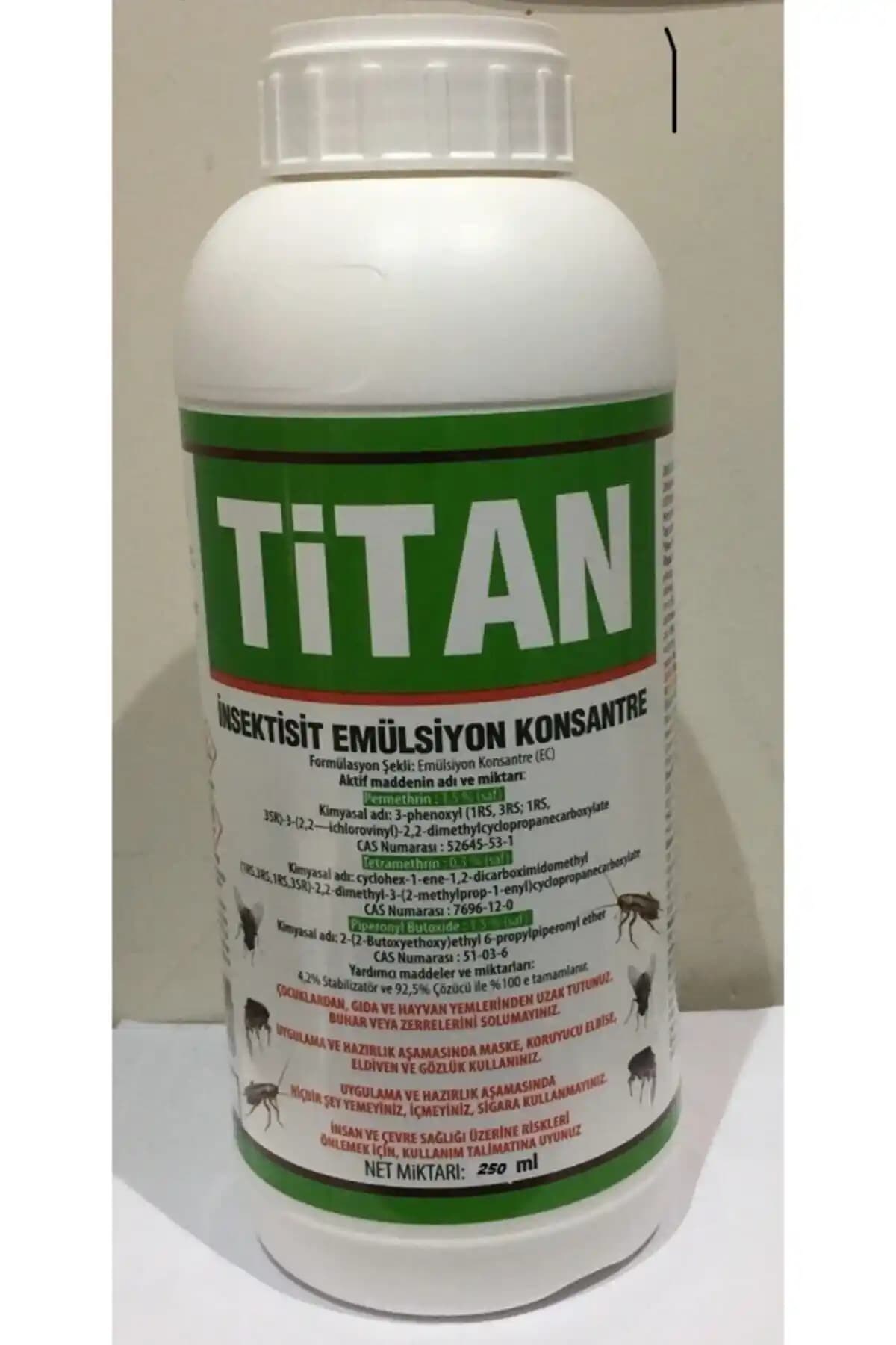 Aydın Kimya Titan Emülsiyon Konsantre Haşere İlacı 250 ml - Etkili ve Ekonomik Çözüm