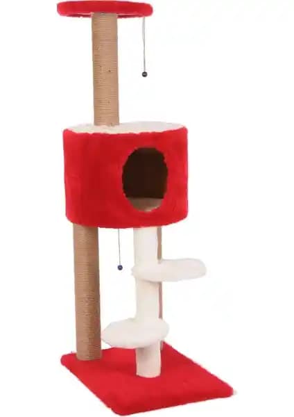 Cat Hause S7 Kırmızı ve Lena Pet Ekru Kedi Tırmalama Tahtası Karşılaştırması