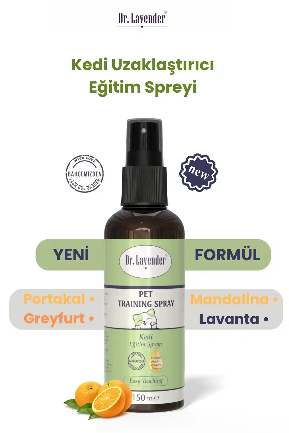 Dr.Lavender Doğal Kedi Uzaklaştırıcı Eğitim Spreyi ile Etkili Koruma