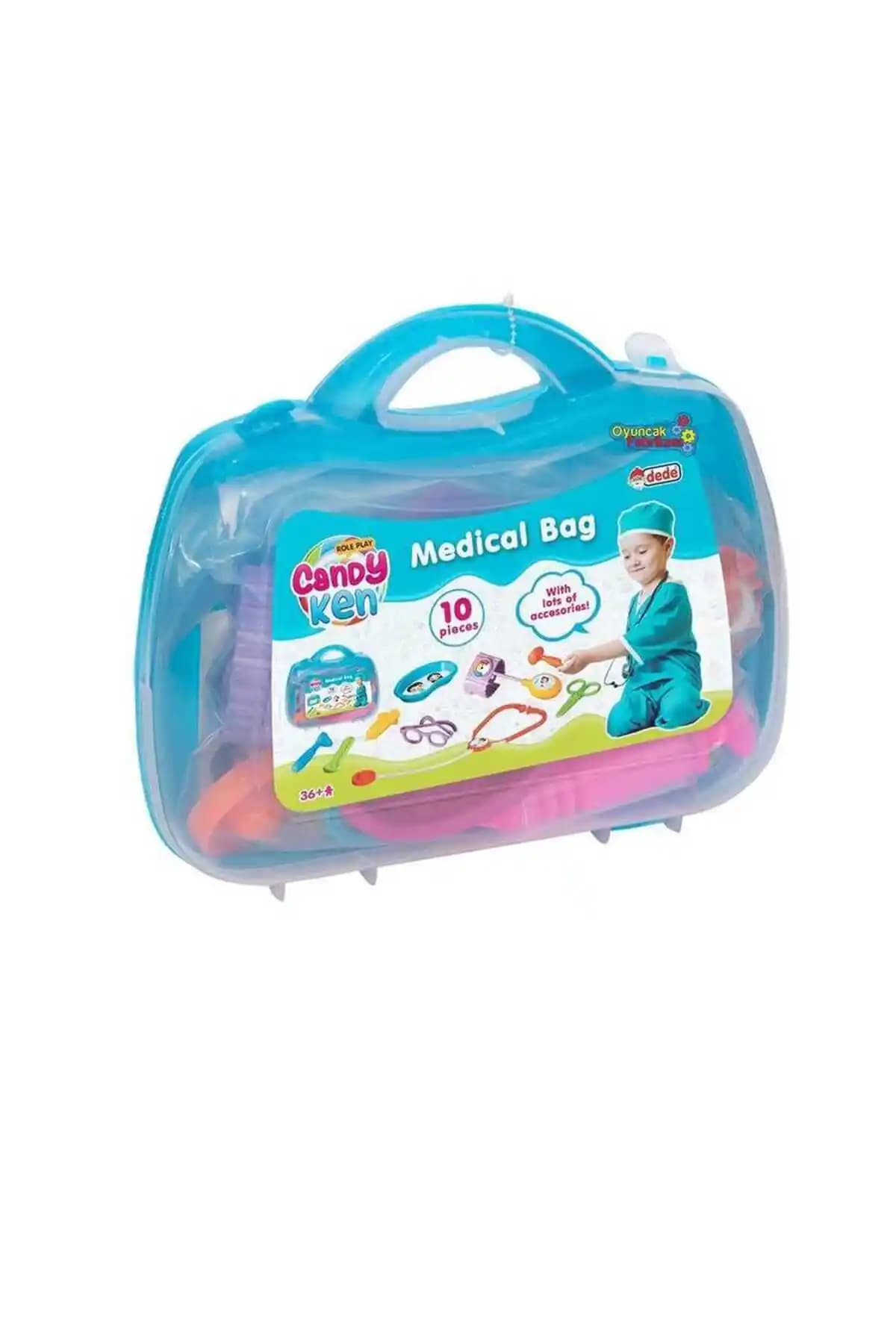 Genel Markalar Candy & Ken Doktor Çantası: 3 Yaş Üzeri Çocuklar İçin Eğitici ve Eğlenceli Oyuncak Seti