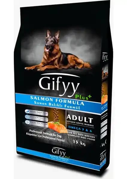 Gifyy Somonlu Premium Yetişkin Köpek Maması 15 kg: Sağlıklı ve Dengeli Beslenme Çözümü