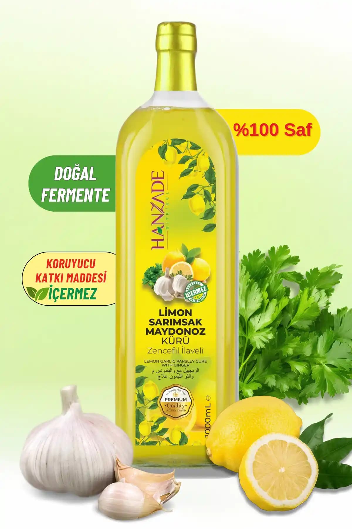 Hanzade Bitkisel Limon Sarımsak Maydanoz Kürü ile Doğal Sağlık ve Bağışıklık Desteği