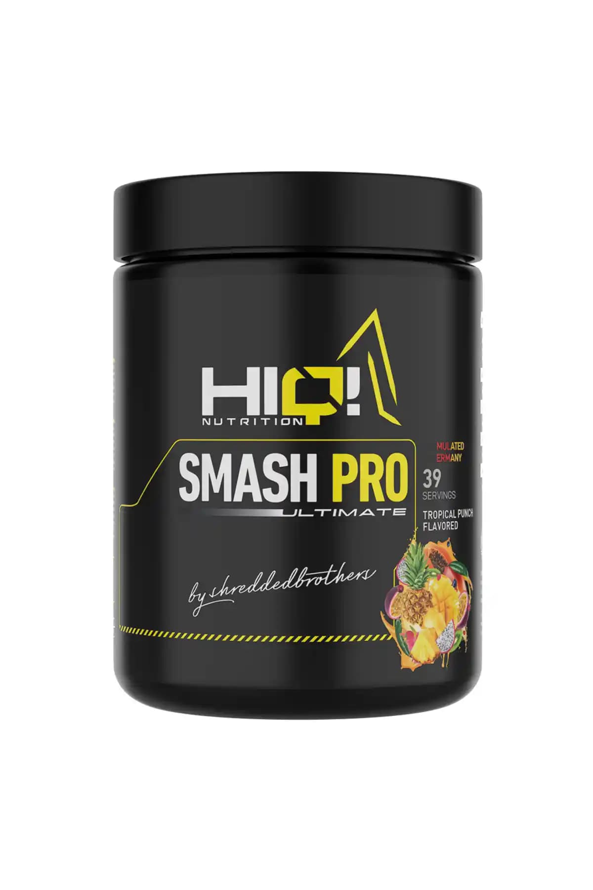 HIQ NUTRITION Hıq Smash Pro 2.0 507g Tropikal Punch Aromalı Pre-Workout Performans Artırıcı