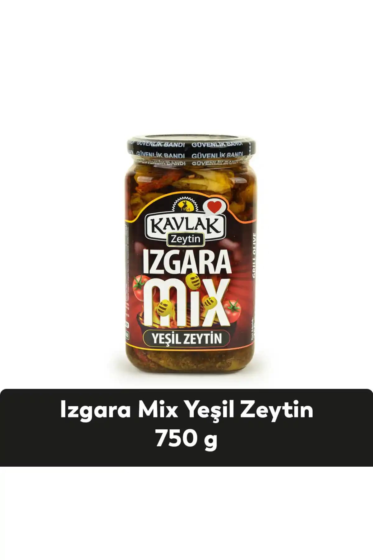 Kavlak Izgara Mix Yeşil Zeytin 750 gr: Baharatlı ve Aromatik Türk Zeytini Kalitesi
