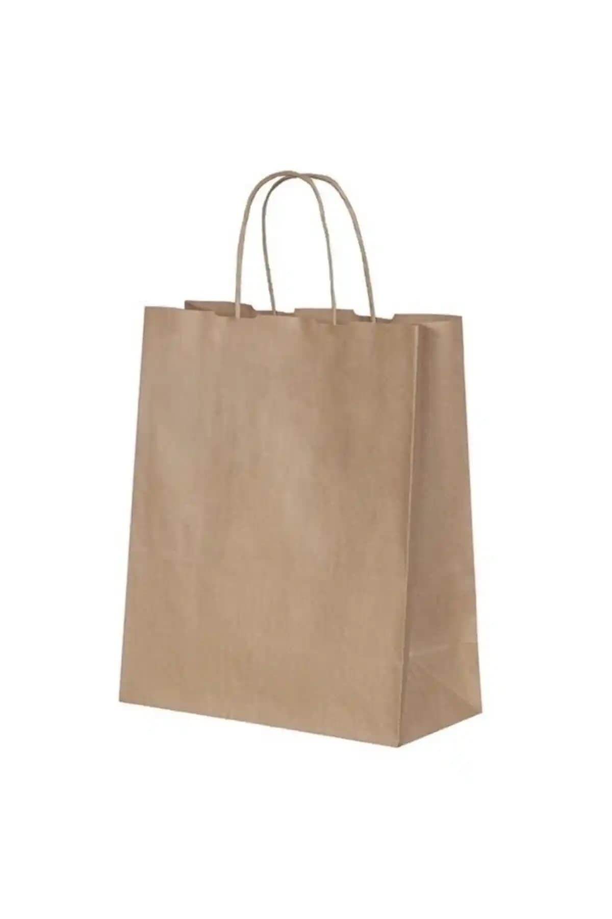 Kraft Çanta 31x12x41: Dayanıklı ve Çevre Dostu Paket Servis Kağıt Poşeti