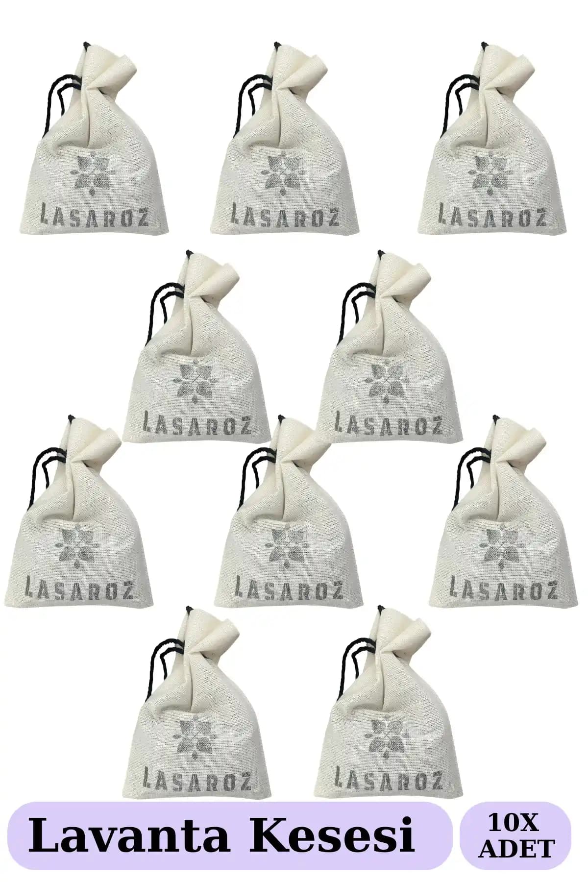 Lasaroz 10 Adet Doğal Lavanta Kesesi ile Kalıcı ve Ferahlatıcı Oda Kokusu
