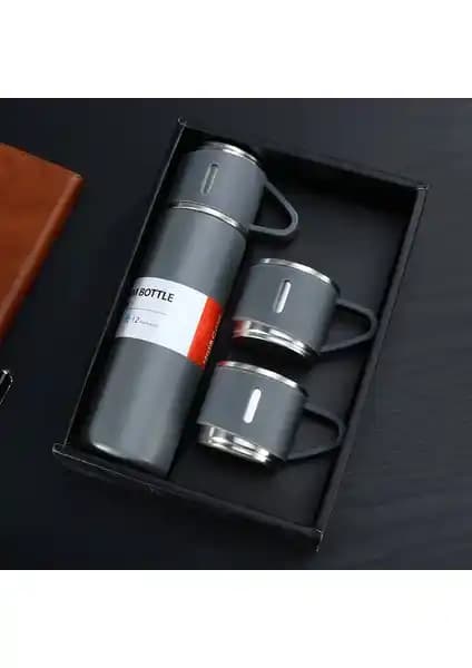Mj Tech ve Vacuum Paslanmaz Çelik Termos 3 Bardaklı Set Karşılaştırması