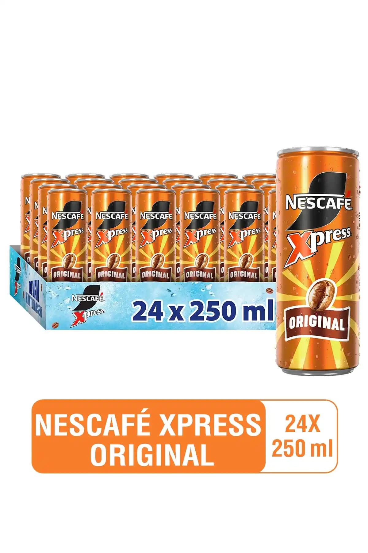 Nescafe Xpress Orijinal 24x250 ml: Pratik ve Ekonomik Klasik Soğuk Kahve Deneyimi