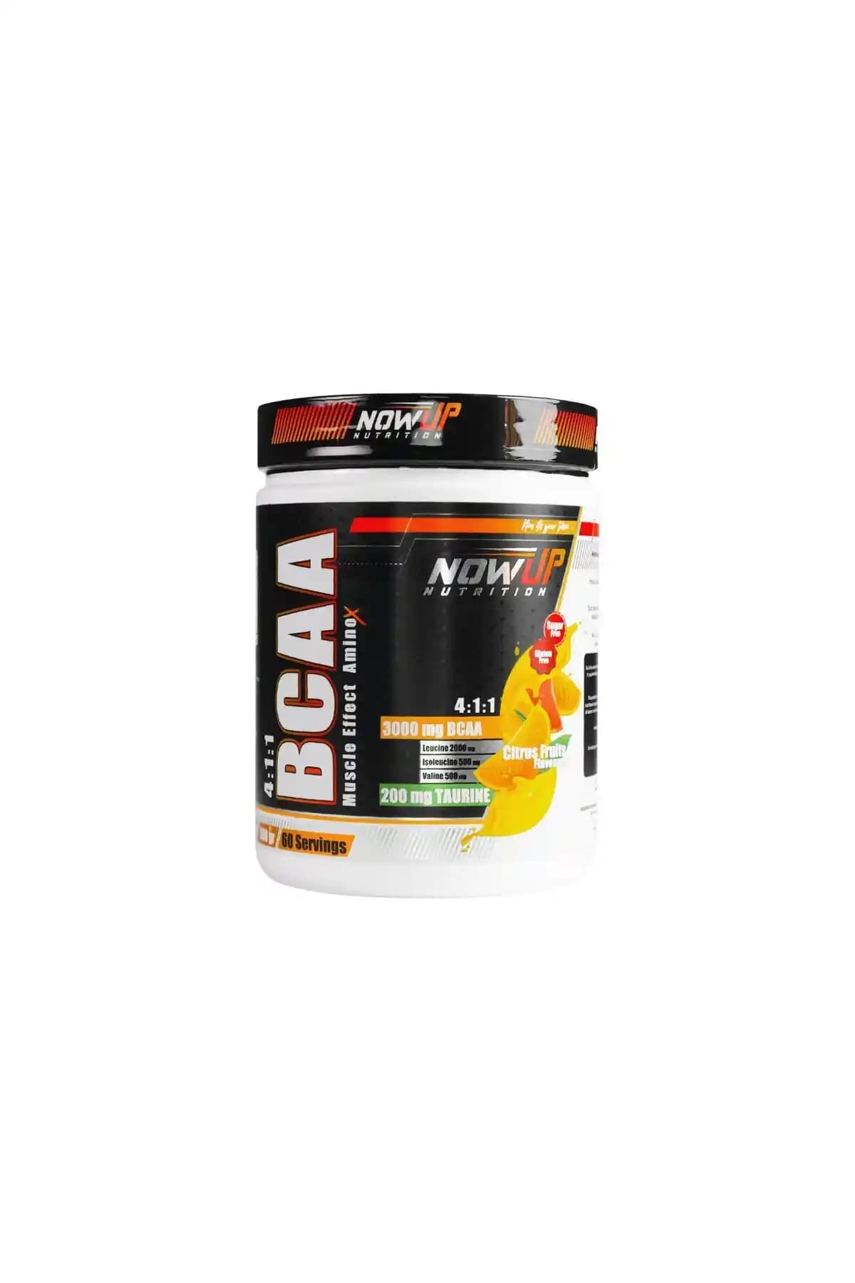 NOWUP NUTRITION Bcaa 4:1:1 Muscle Effect Amino Asit Takviyesi Turunç Aromalı 360g