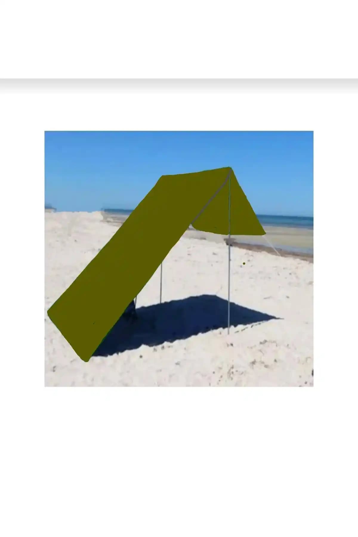 NSD Lerato Haki Yeşil Kamp ve Plaj İçin Çok Amaçlı Dayanıklı Gölgelik Tente