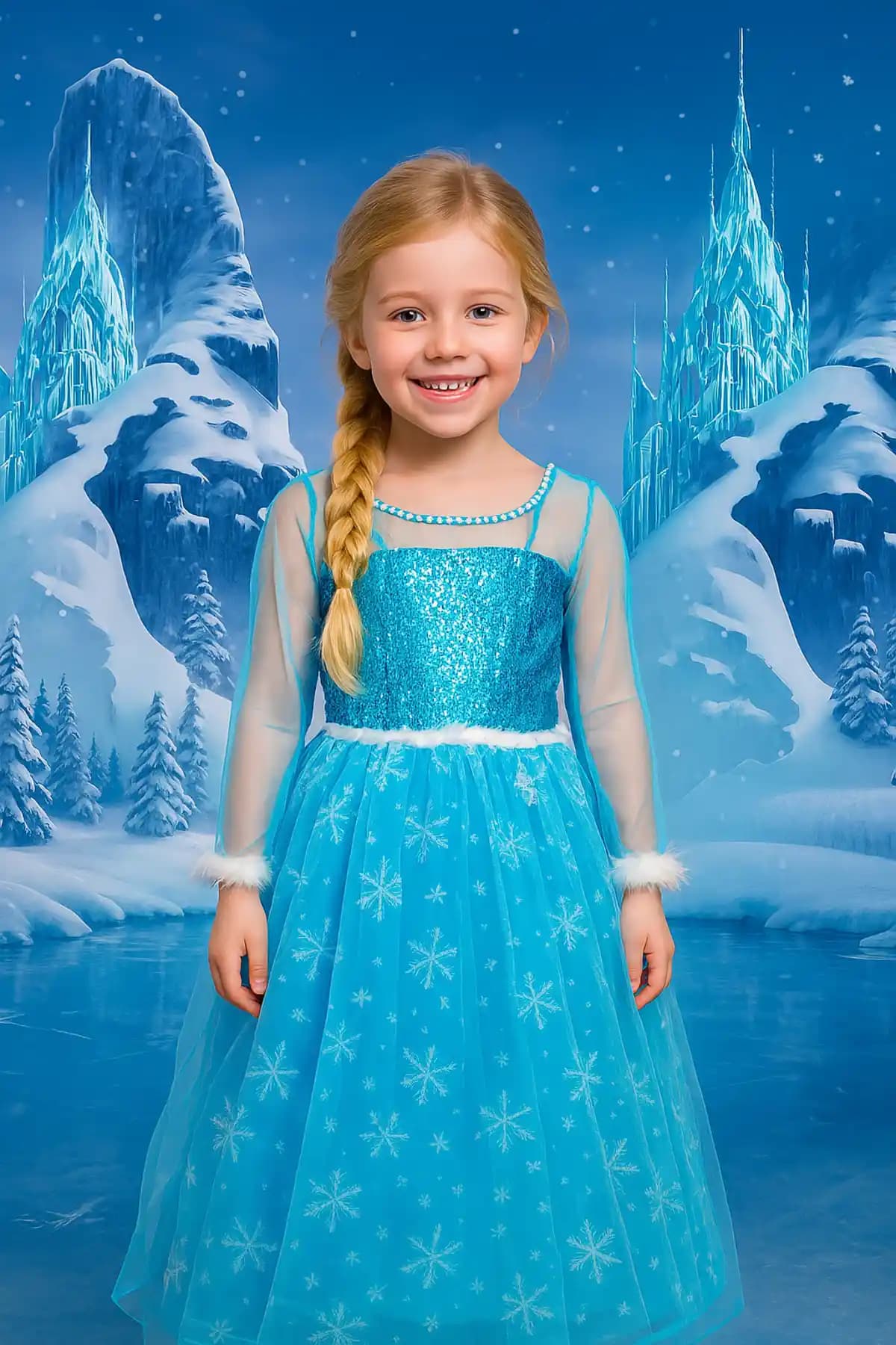 Parti Selesi Elsa Elbise: Çocuklar İçin Şık ve Konforlu Frozen Kostümü