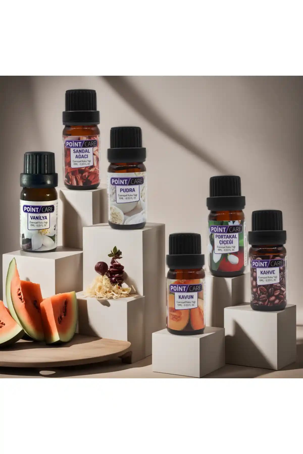 POINT CARE Mum Esansı 6'lı Set: Doğal ve Kalıcı Çok Yönlü Koku Deneyimi