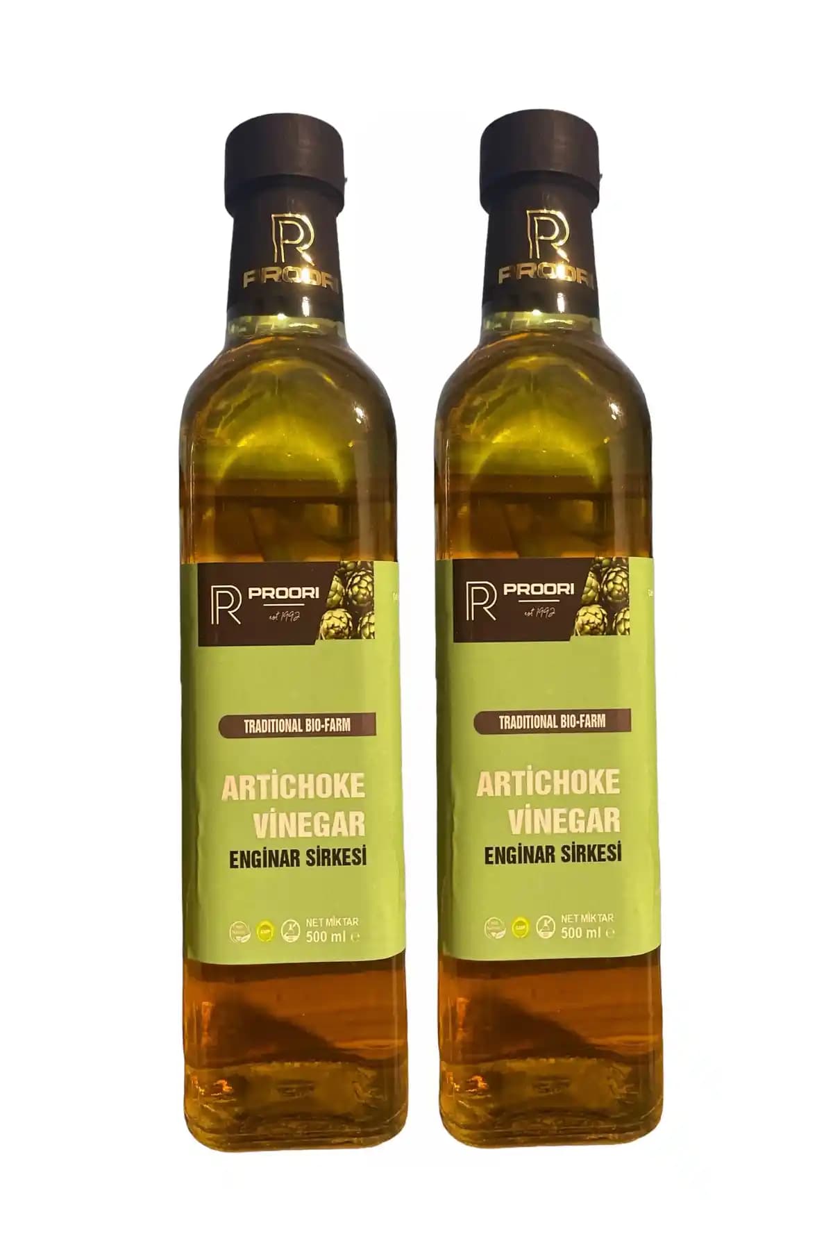 Proori Yıllanmış Enginar Sirkesi 500 ml: Doğal Fermantasyonla Sağlık Destekçisi Sirke
