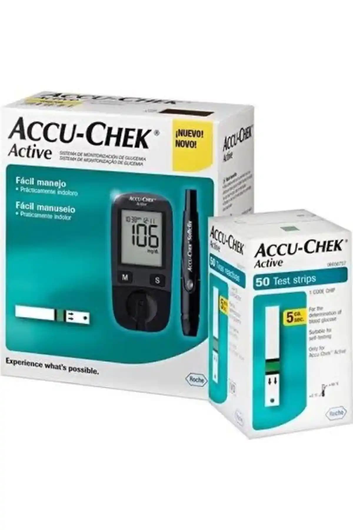 Roche Accu Chek Activ Kan Şekeri Ölçüm Cihazı ve 50'li Activ Strip Seti İncelemesi