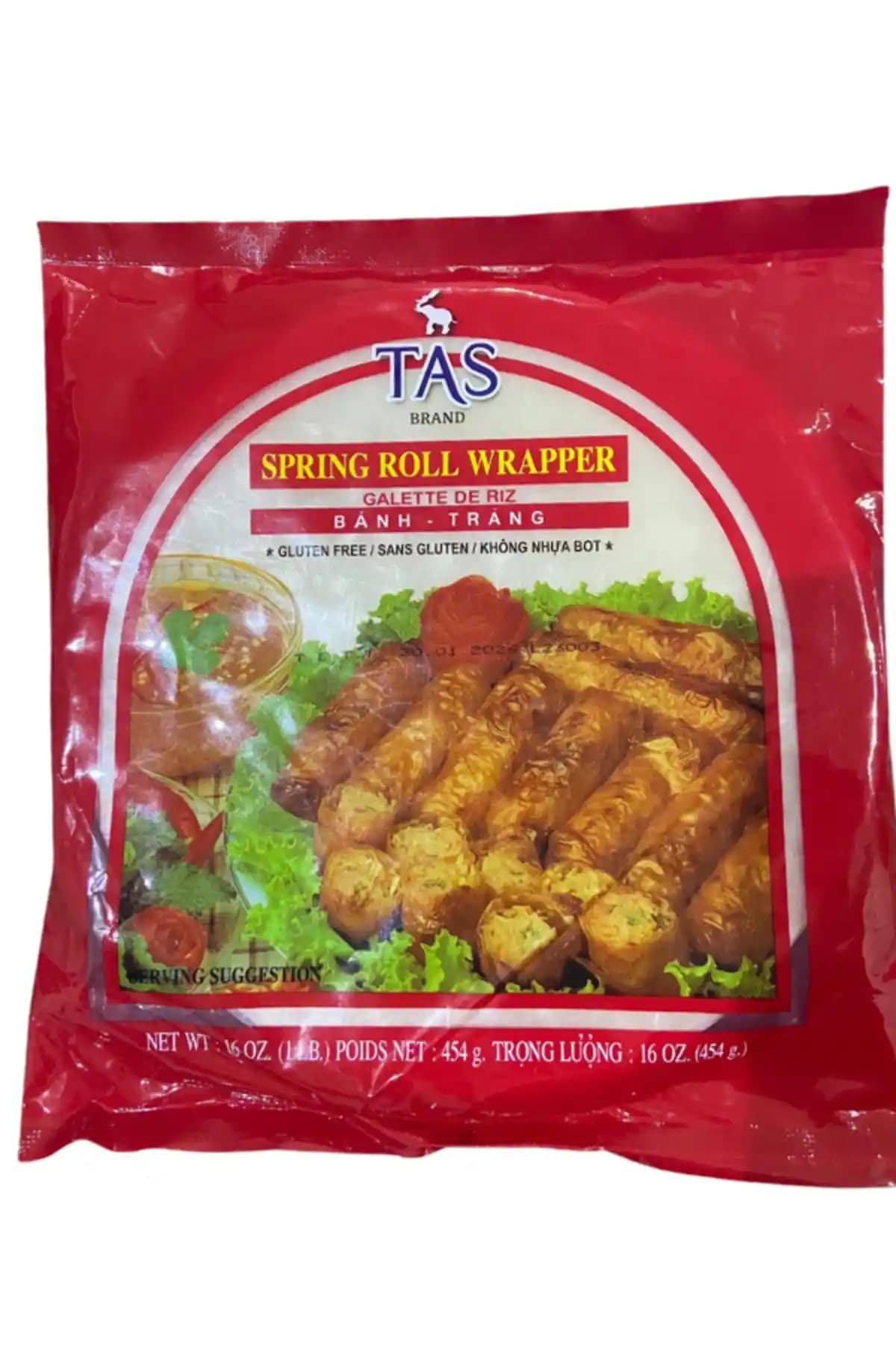 TAS Pirinç Yufkası 50 Yaprak Jumbo – Glutensiz, Sağlıklı ve Dayanıklı Mutfak Ürünü