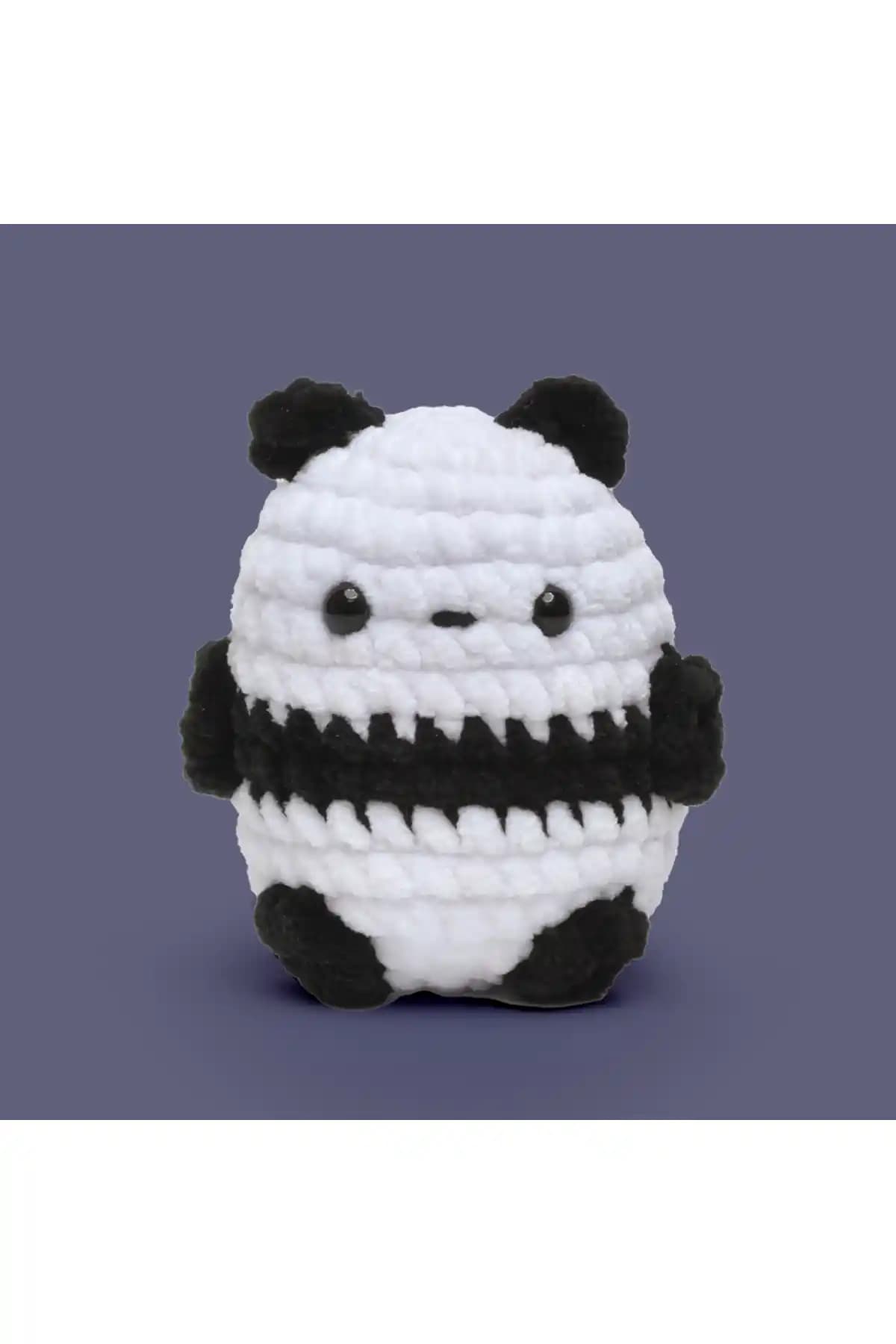 The Gookie Amigurumi Panda Tığ Kiti: 9+ Yaş Çocuklar İçin Yaratıcı ve Güvenli Örgü Seti