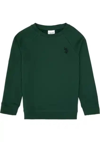 U.S. Polo Assn. Erkek Çocuk Sweatshirt Karşılaştırması: Koyu Yeşil ve Lacivert Modeller