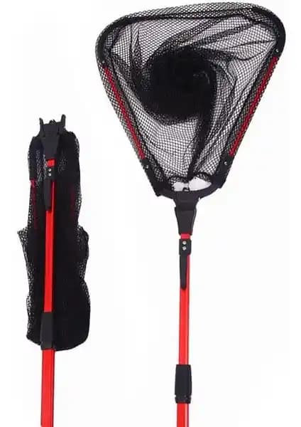 Valkyrie 180 cm Katlanabilir Teleskopik Alüminyum Balık Kepçesi - Dayanıklı ve Hafif Tasarım