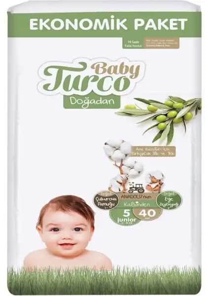 Baby Turco Bebek Bezleri Karşılaştırması: 40'lı ve Doğadan Bonus 92 Adet Bebek Bezleri