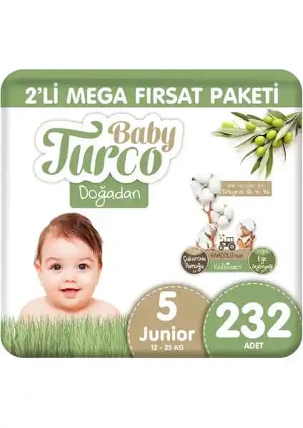 Baby Turco Doğadan Bebek Bezleri Karşılaştırması: 5 Numara ve 6 Beden Ürünlerinin Özellikleri