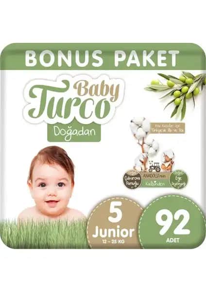 Baby Turco Doğadan Bonus ve Dogadan Jumbo XL Bebek Bezleri Karşılaştırması