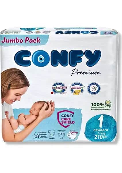 Confy Premium Bebek Bezleri Karşılaştırması 1 Numara ve 6 Numara Ürünleri Özellikleri