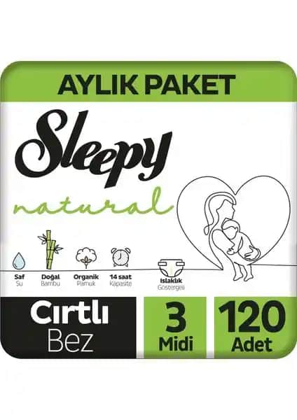 Sleepy Natural Bebek Bezleri Karşılaştırması: 3 Numara Bantlı ve Ultra Paket Ürünler