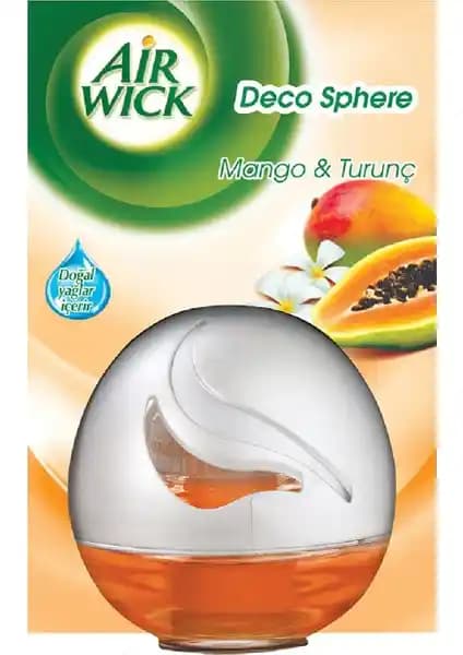 Air Wick Decosphere Mango-Turunç Oda Kokusu: Uzun Süreli ve Ferahlatıcı Koku Deneyimi
