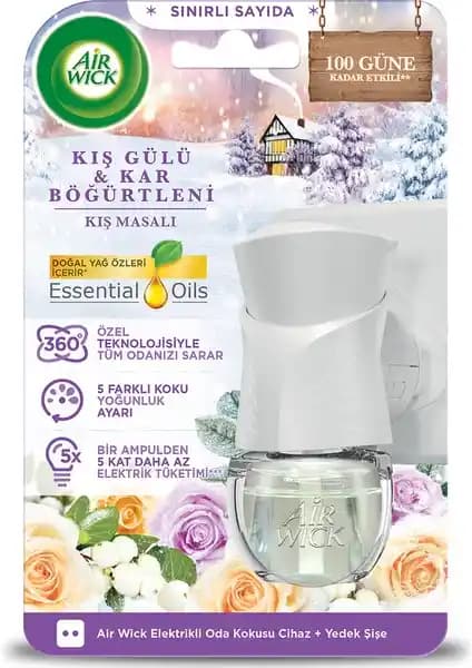 Air Wick Elektrikli Oda Kokusu Kış Masalı Serisi Sıcak ve Samimi Atmosfer Yaratır