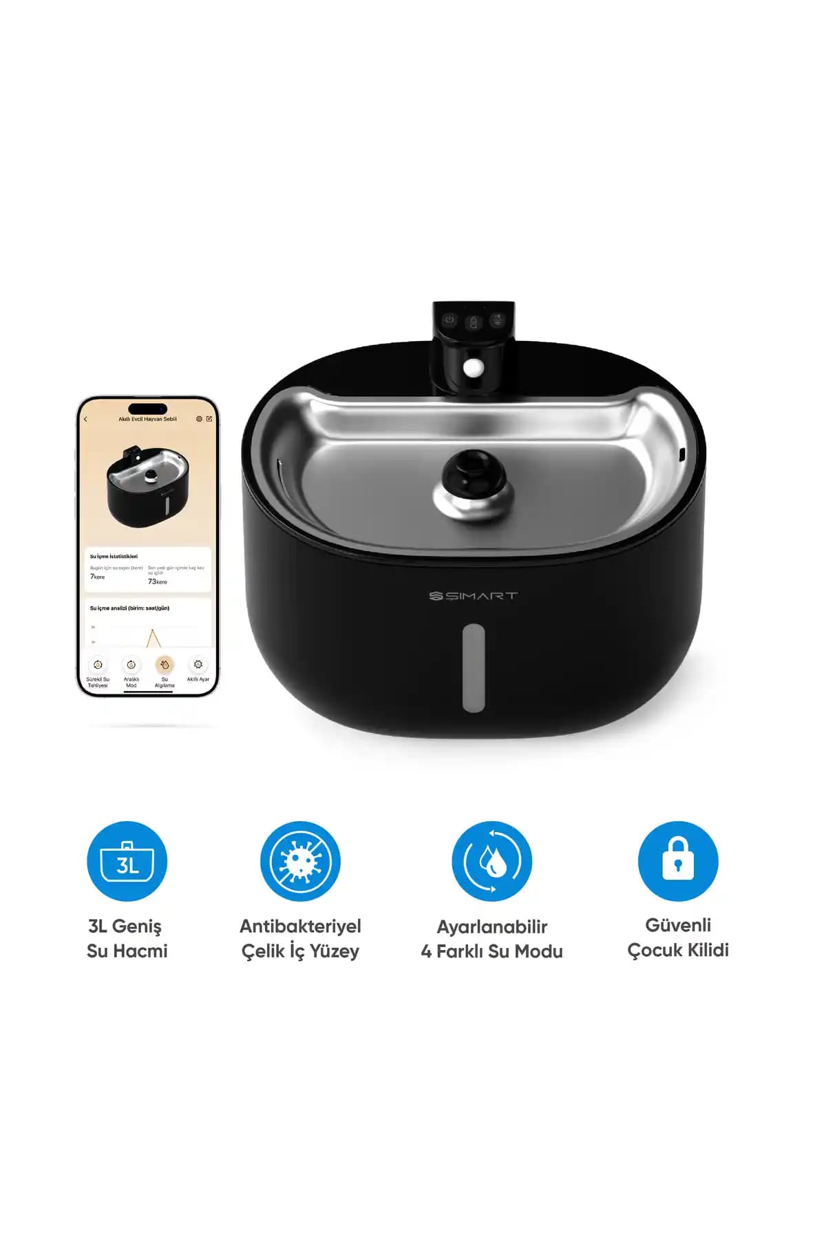 Akıllı Evcil Hayvan Sebili: Modern Teknoloji ile Taze ve Güvenli Su Sağlama Çözümü