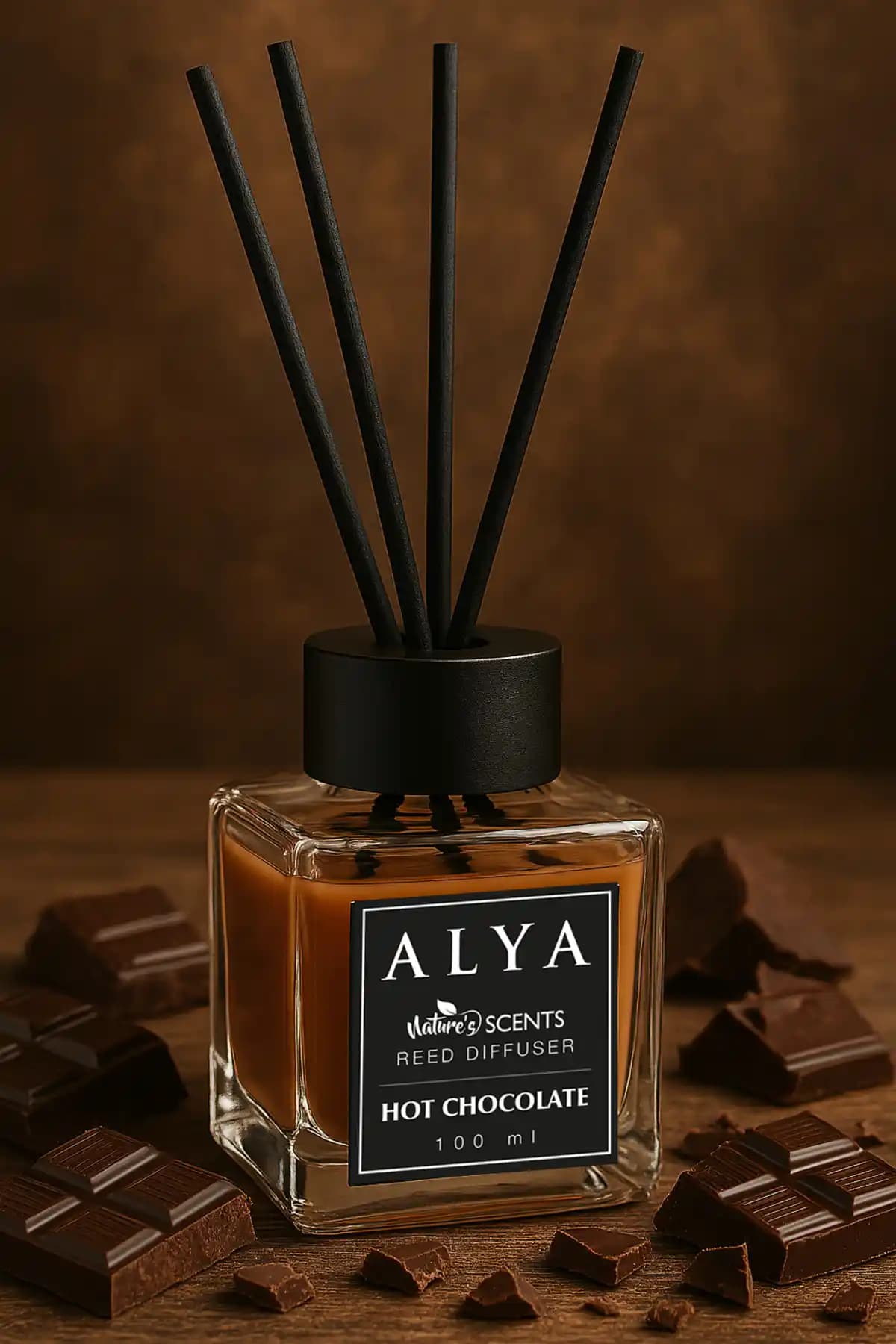 Alya Nature's Scents Sıcak Çikolata Bambu Oda Kokusu ile Sıcak ve Davetkar Atmosfer Yaratın