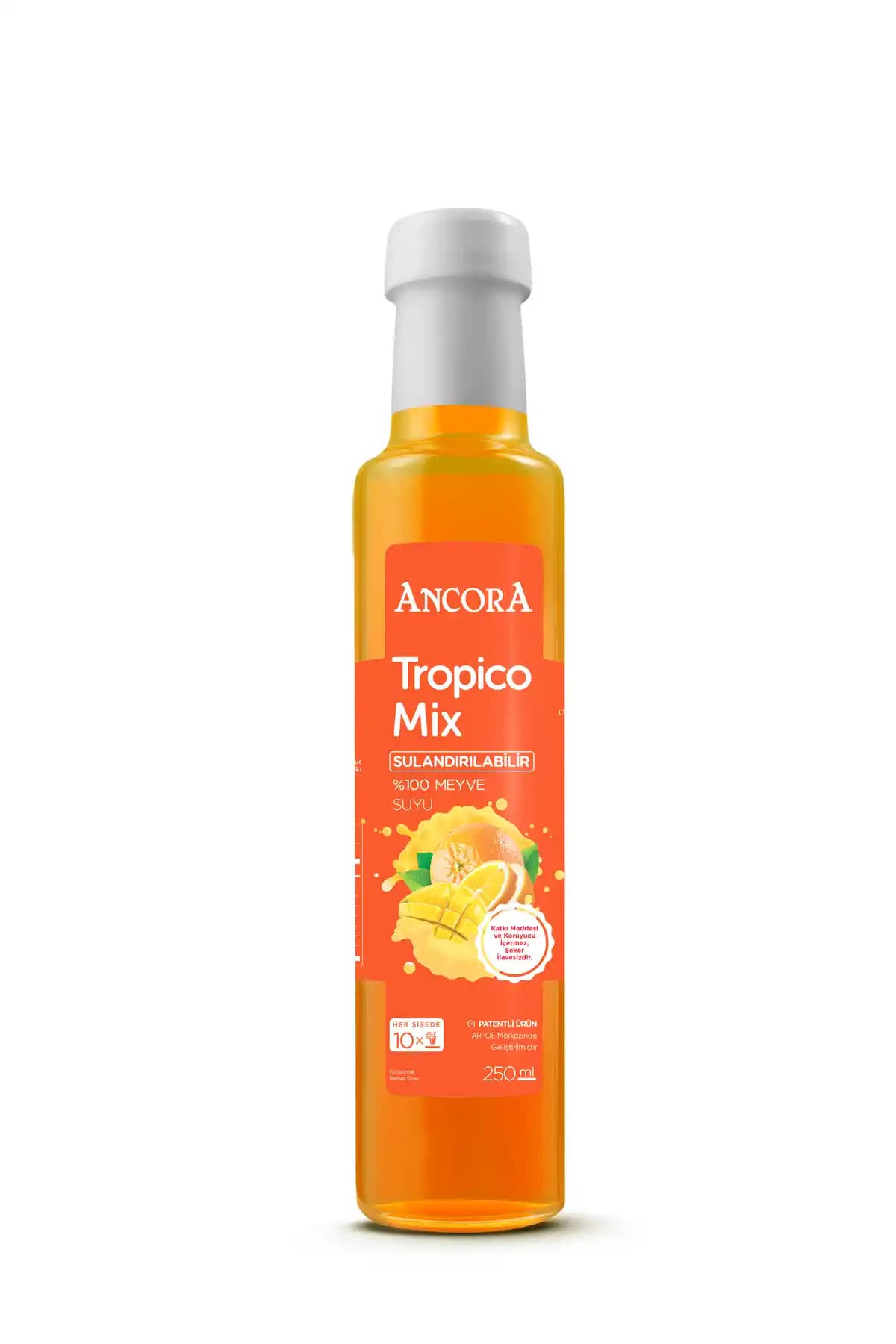 Ancora Tropico Mix 250 ml Doğal Meyve Suyu, Pratik ve Ekonomik Sağlıklı İçecek Seçeneği