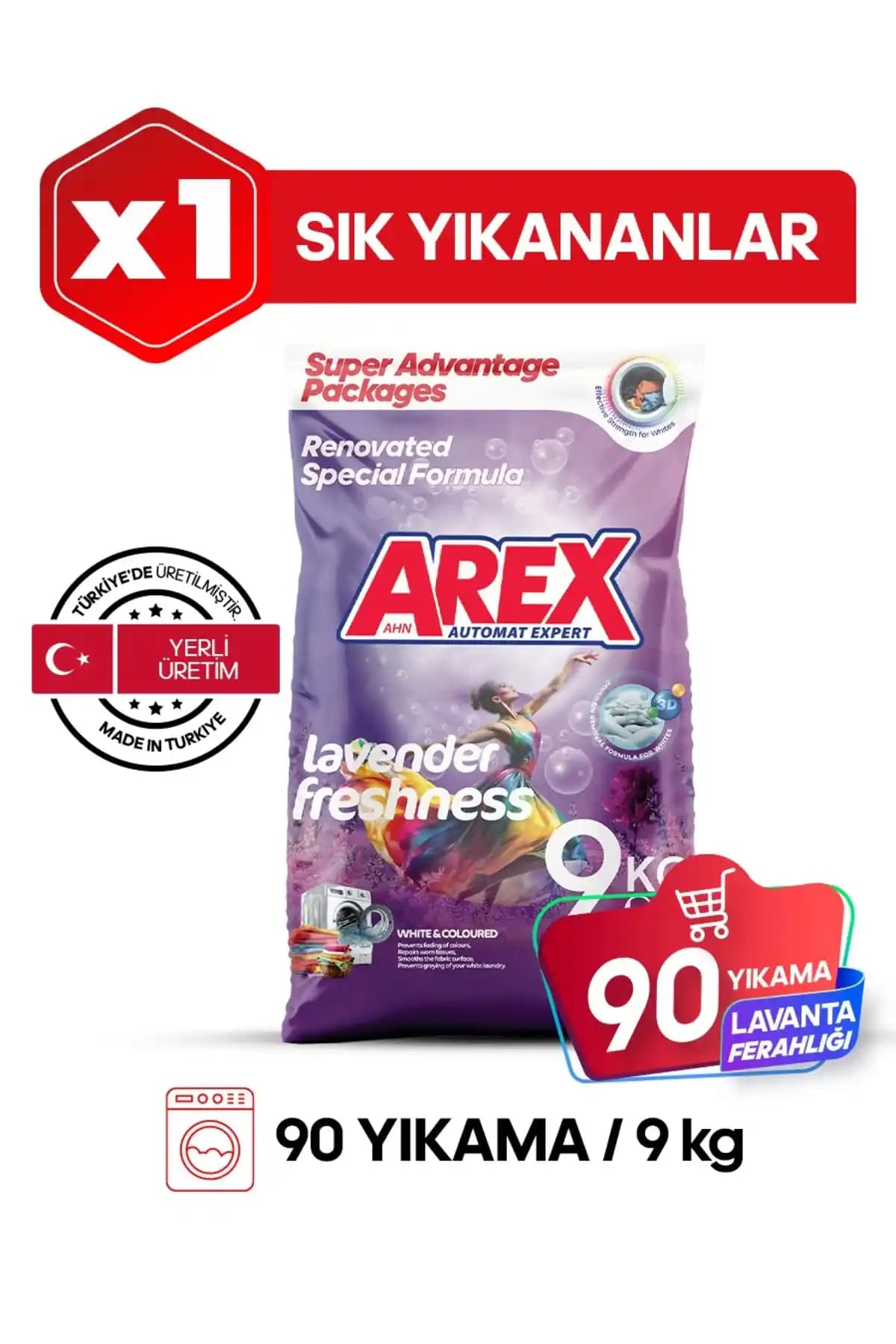 AREX MATİK Toz Deterjan Renkli Kıyafetler İçin Güçlü ve Ekonomik Temizlik Çözümü