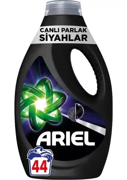 Ariel Canlı Parlak Siyahlar Sıvı Deterjanı: Siyah ve Koyu Renkli Giysiler İçin Etkili Bakım