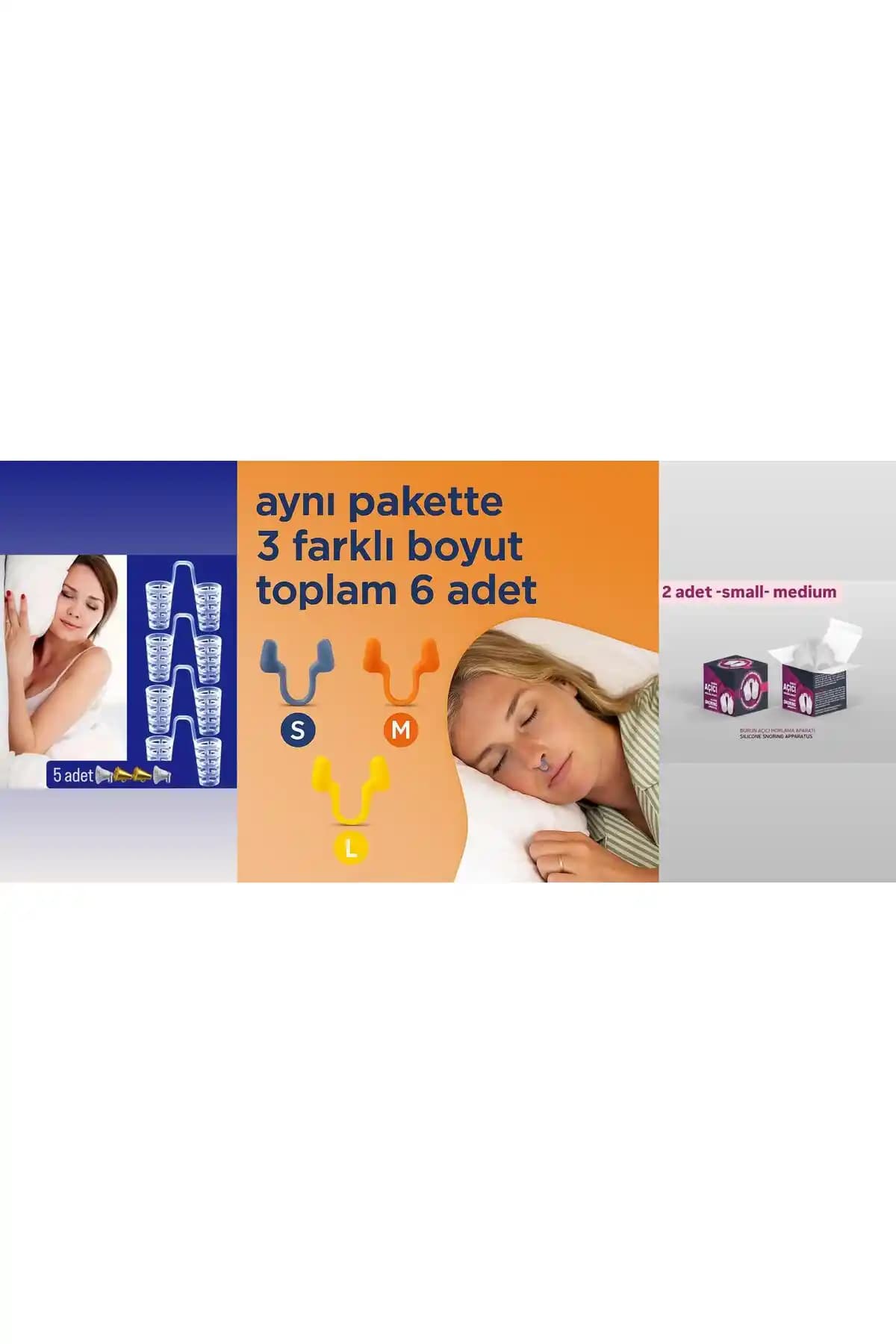 AURA LİNE 3'lü Set Horlama ve Nefes Problemlerine Etkili Çözüm Sunar