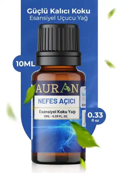 Auran Nefes Açıcı Nane ve Okaliptüs Esansiyel Yağ: Doğal Ferahlık ve Nefes Açıcı Etki