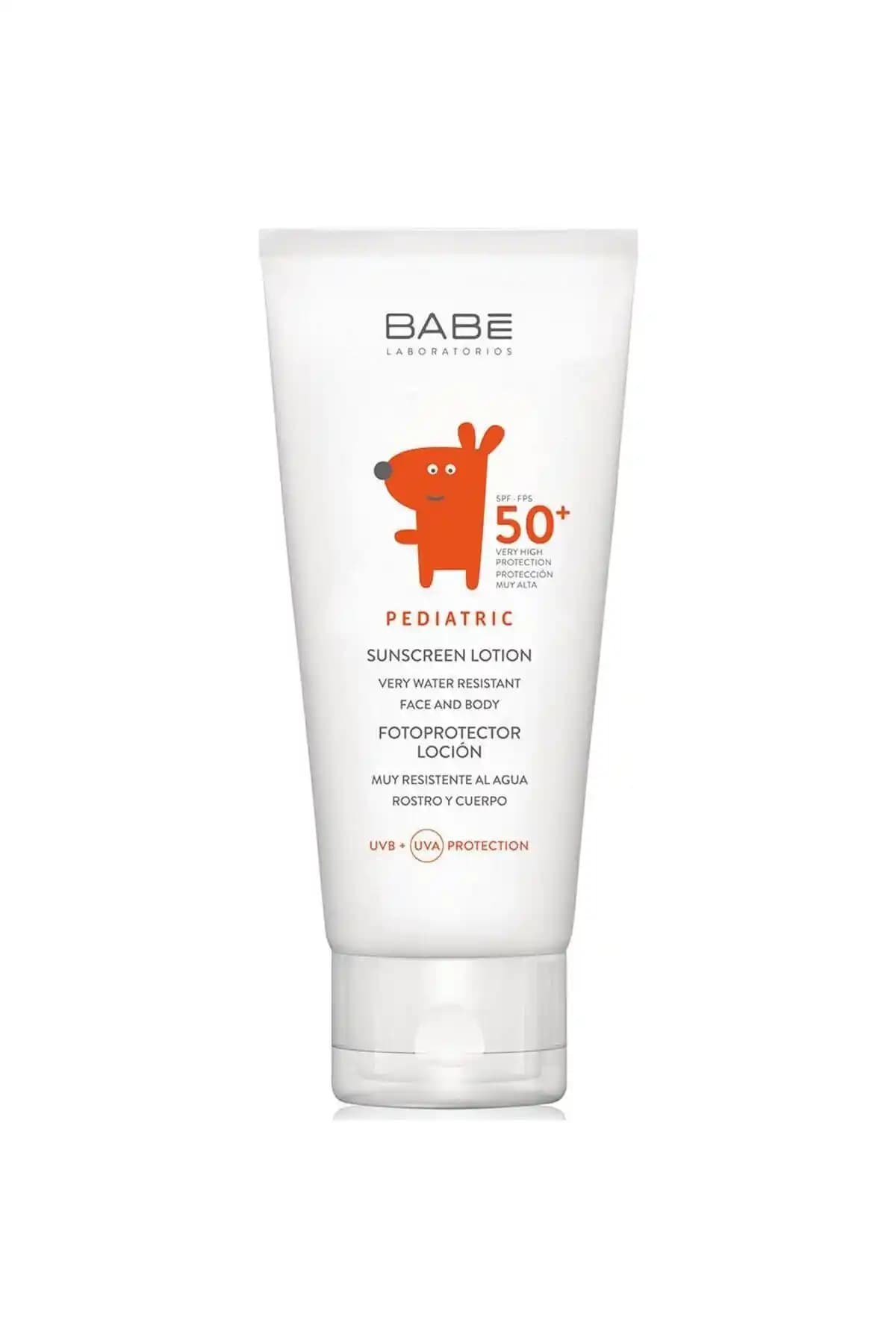 Babe Pediatric Sunscreen Lotion SPF 50+ Bebek ve Çocuklar İçin Güvenilir Güneş Koruyucu