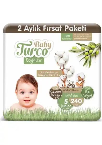Baby Turco Doğadan ve Pure Baby Organik Pamuklu Bezlerin Detaylı Karşılaştırması