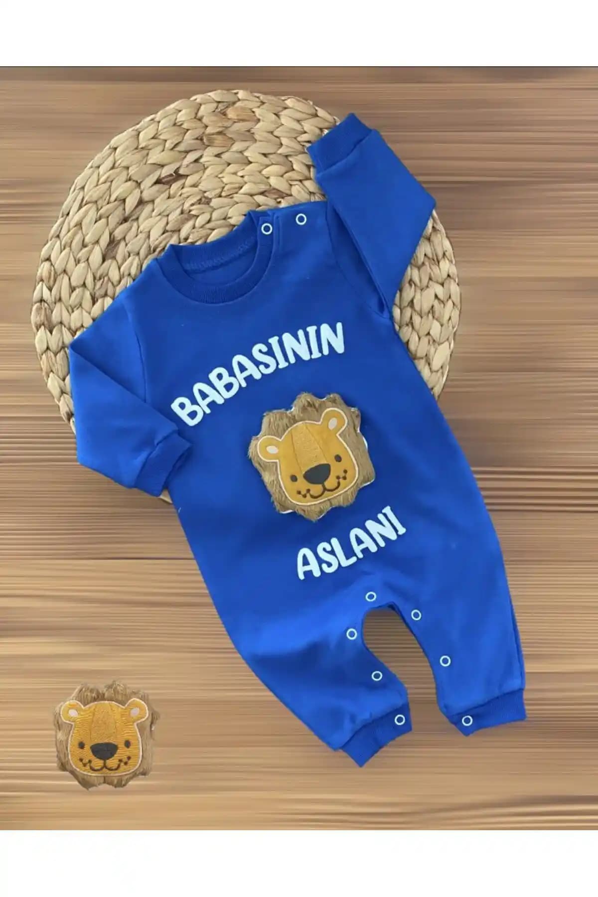 Babymü Aslan Kabartmalı Bebek Tulumları Yüksek Kalite ve Konfor Sunar