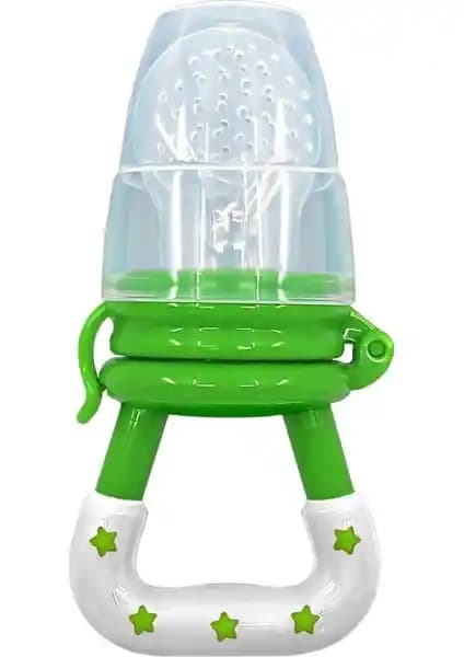 Bambino Meyve Emziği Yeşil: Güvenli ve Çok Yönlü Bebek Emziği ve Diş Çıkarma Destekçisi