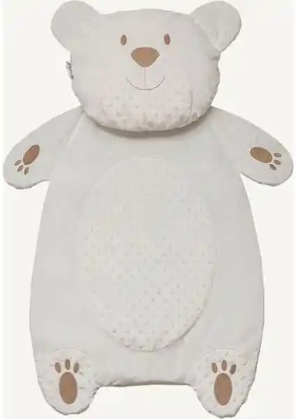 Bebitof Erkek Bebek Ayı Figürlü Alt Açma Minderi Güvenli ve Konforlu Bebek Bakım Ürünü