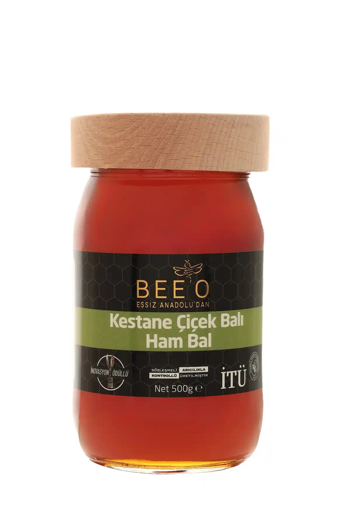 BEE'O Kestane Balı 500 g Doğal ve Saf Bal Seçeneği Türkiye Menşeli Sağlıklı Bal