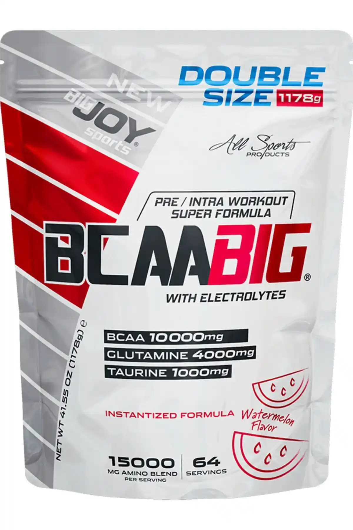 Bigjoy Sports BCAA Glutamin Aromalı Toz Performansı Artıran Spor Takviyesi