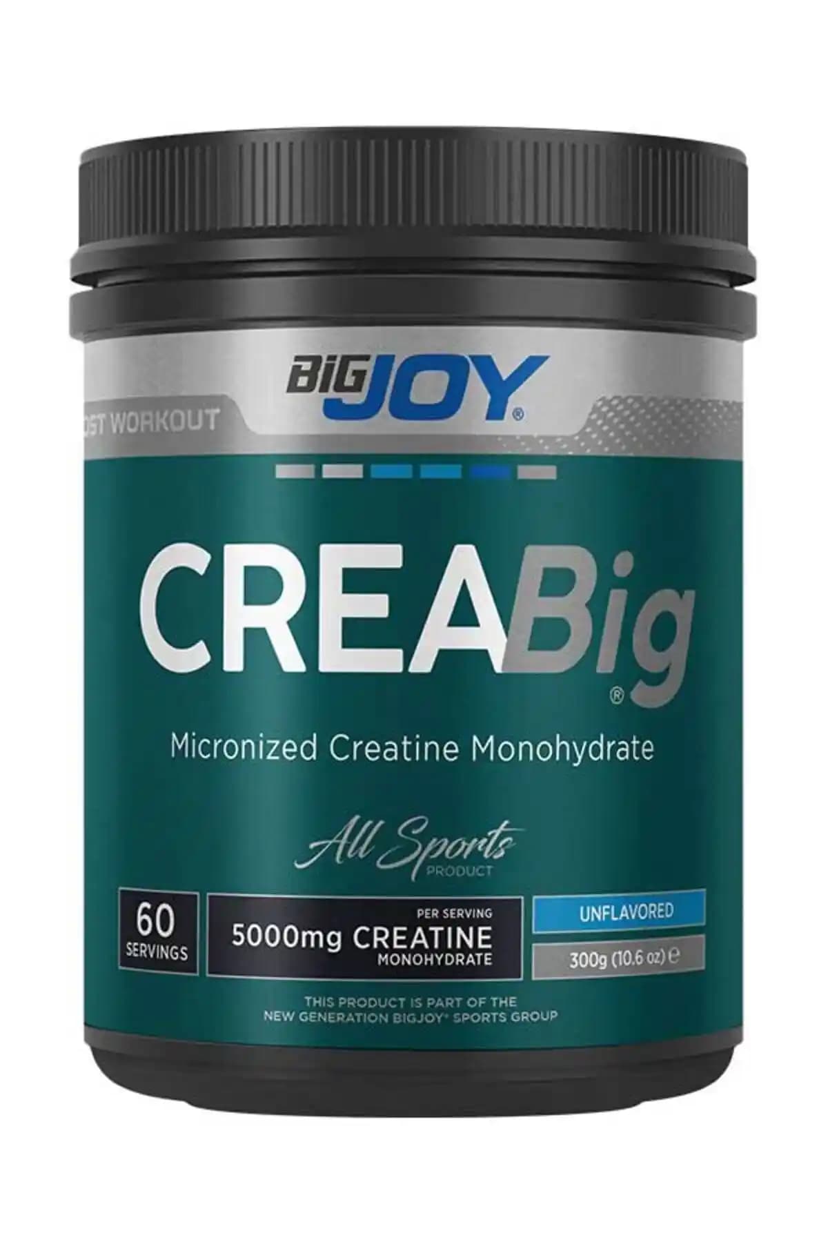 Bigjoy Sports Creabig Kreatin: Yüksek Kaliteli Monohidrat Spor Takviyesi