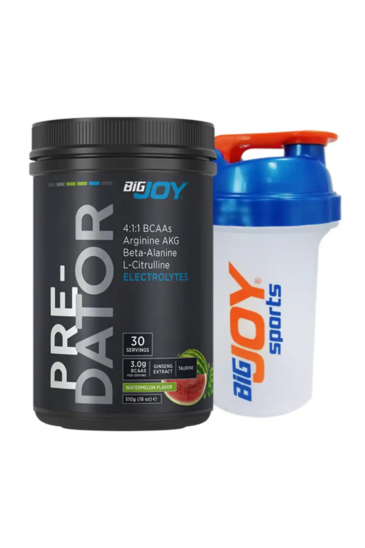 Bigjoy Sports Predator Pre-workout Karpuz Aroması ile Enerji ve Odak Artırıcı Spor Takviyesi